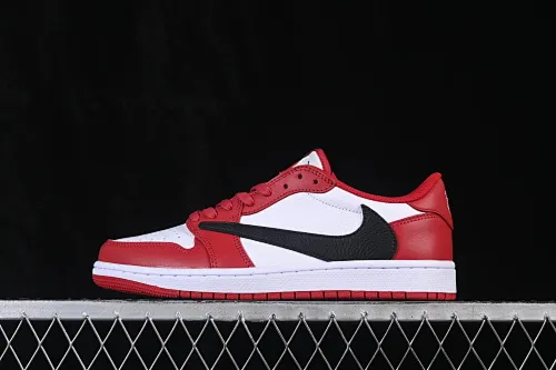 All categories Air Jordan Jordan series basketball shoes Air Jordan 1 Low ZG version Travis Scott x Air Jordan 1 Low OG AJ1 Joe 1 undercut low top full head layer DM7866-101